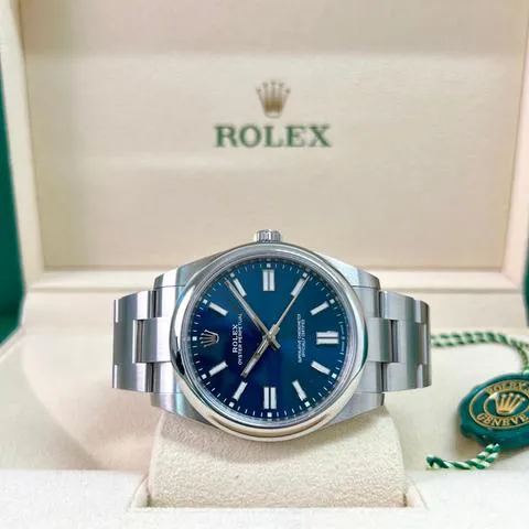 Rolex Oyster Perpetual 41 124300 41mm Stainless steel Blue 9