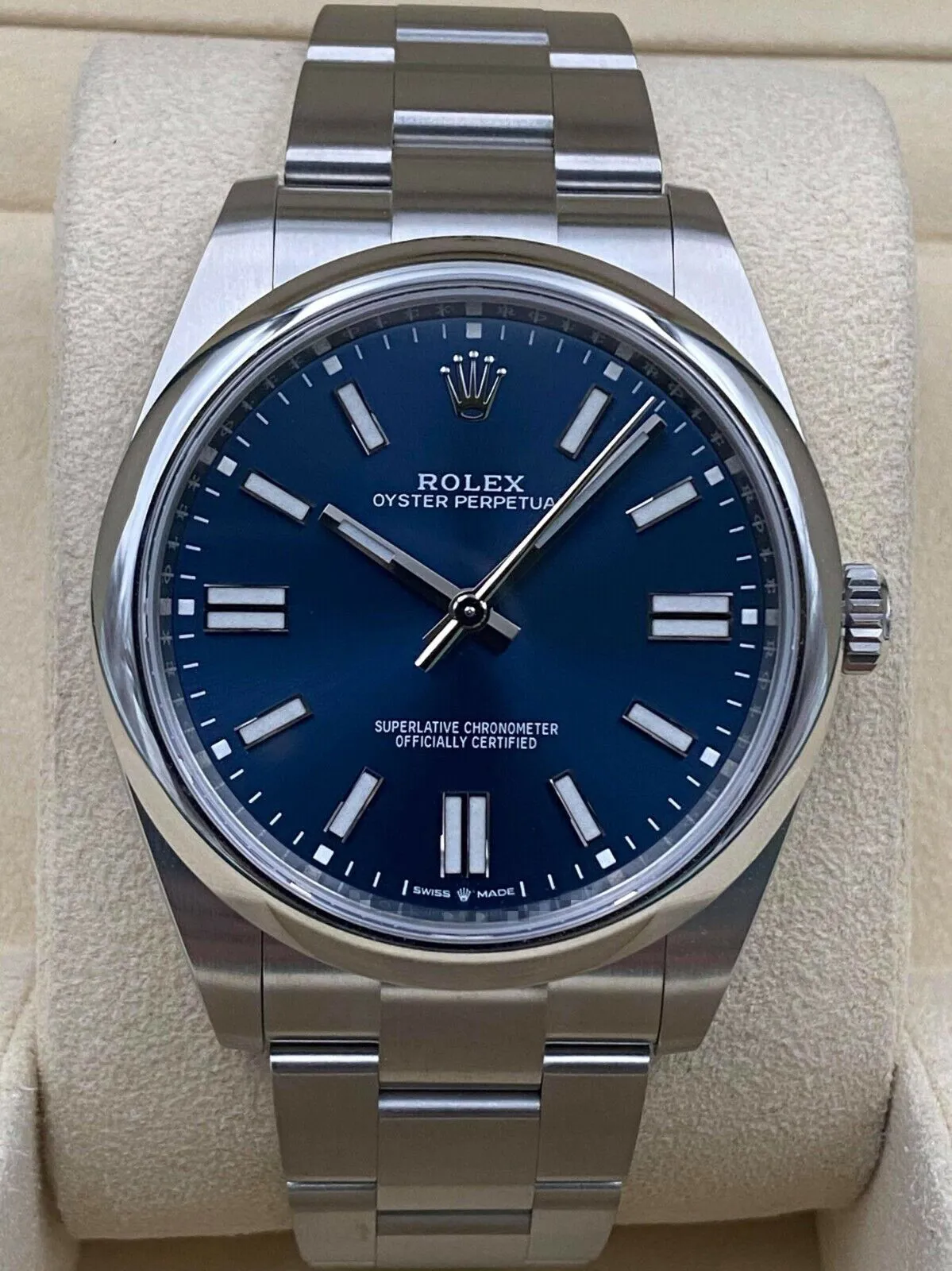 Rolex Oyster Perpetual 41 124300 41mm Stainless steel Blue