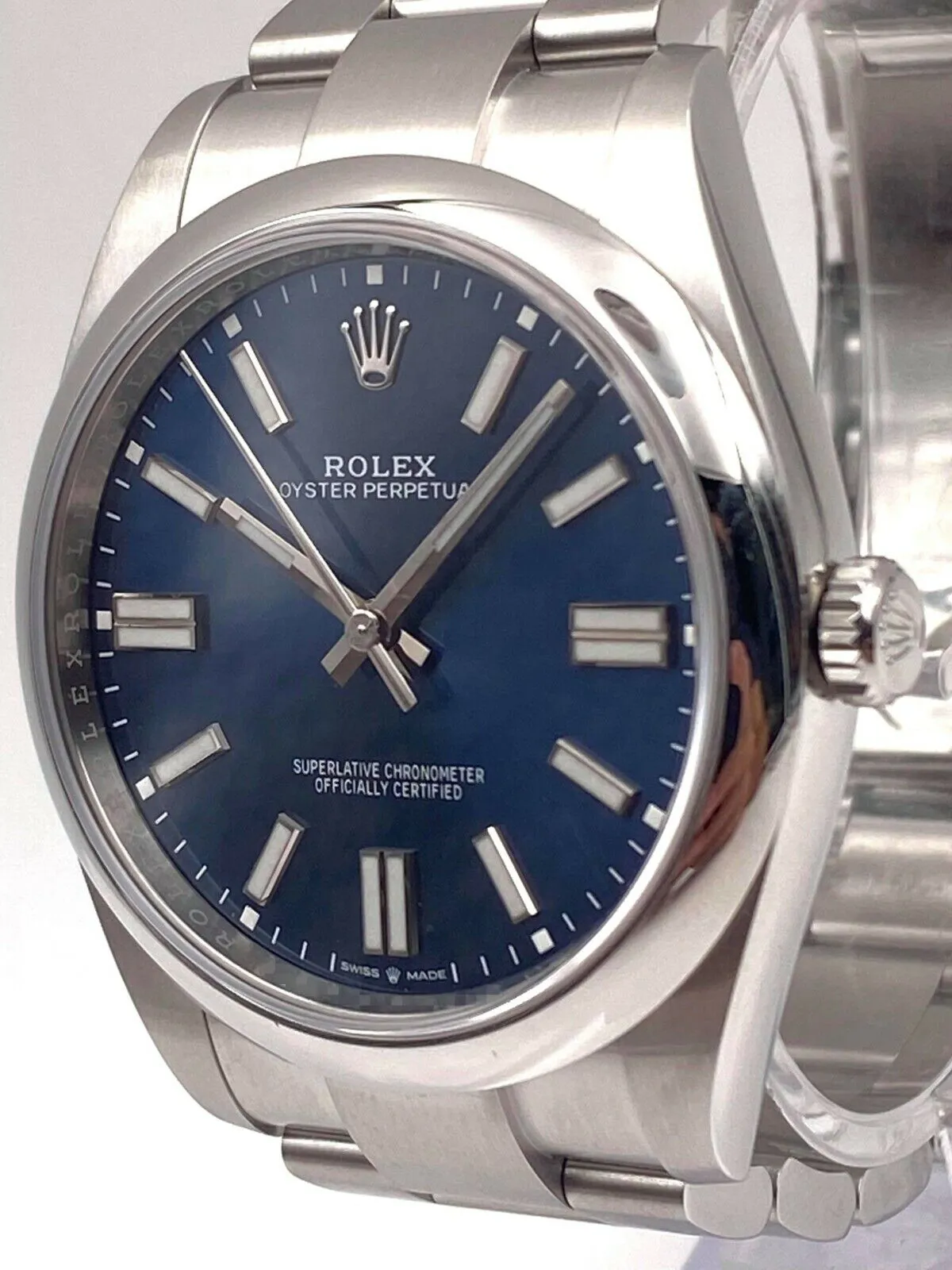 Rolex Oyster Perpetual 41 124300 41mm Stainless steel Blue 4