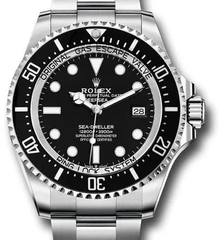 Rolex Sea-Dweller Deepsea 136660 44mm Stainless steel Black