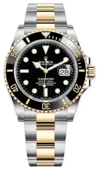 Rolex Submariner 126613LN-0002 41mm Yellow gold and Oystersteel Black