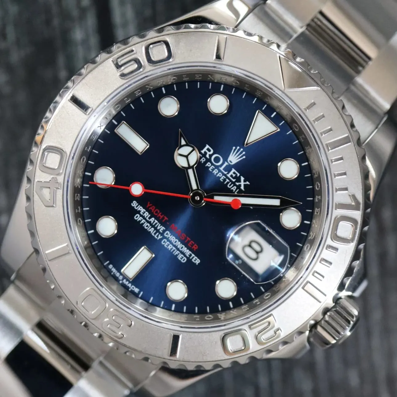 Rolex Yacht-Master 116622-0001 40mm Platinum Blue