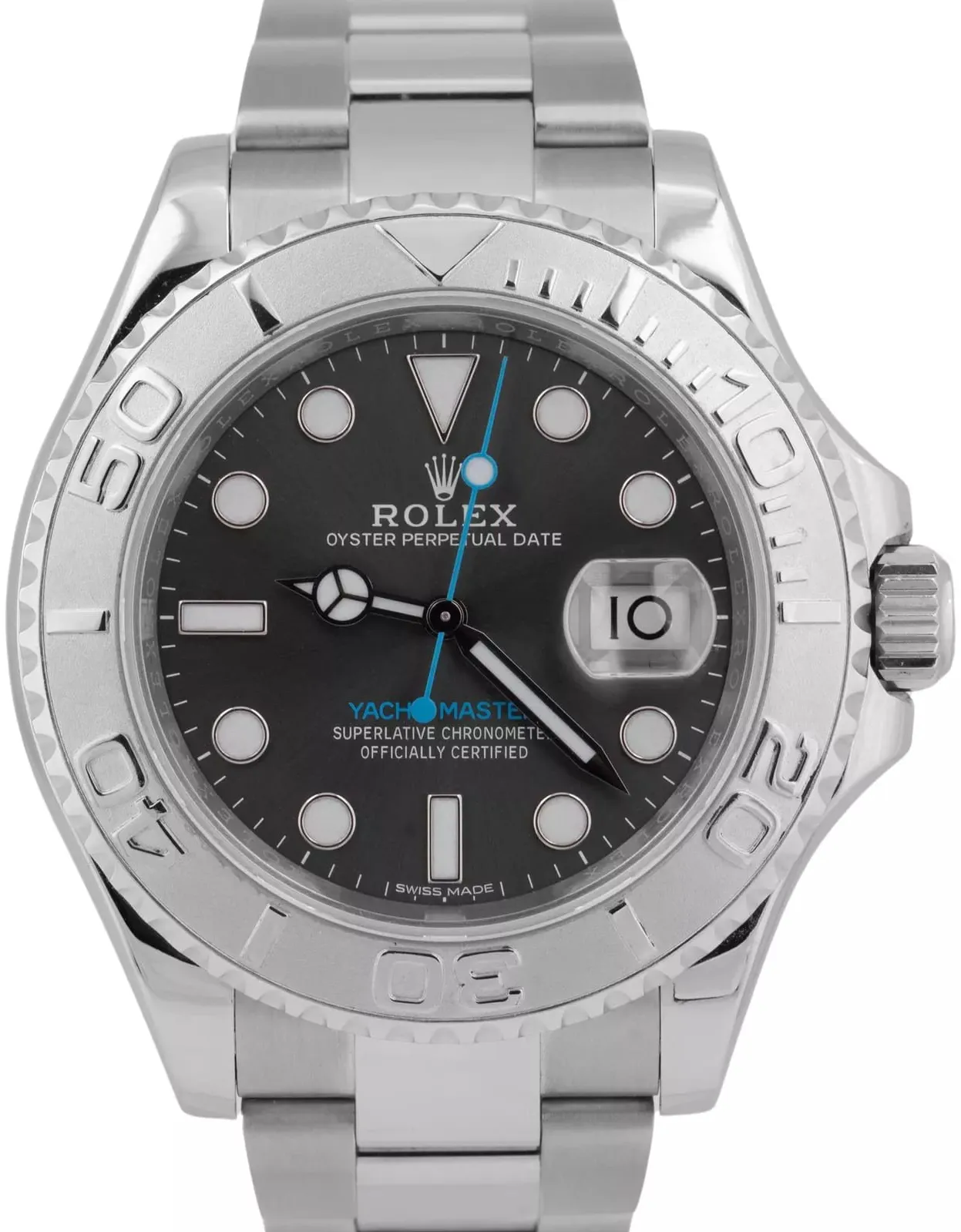 Rolex Yacht-Master 116622-0003 40mm Platinum Gray