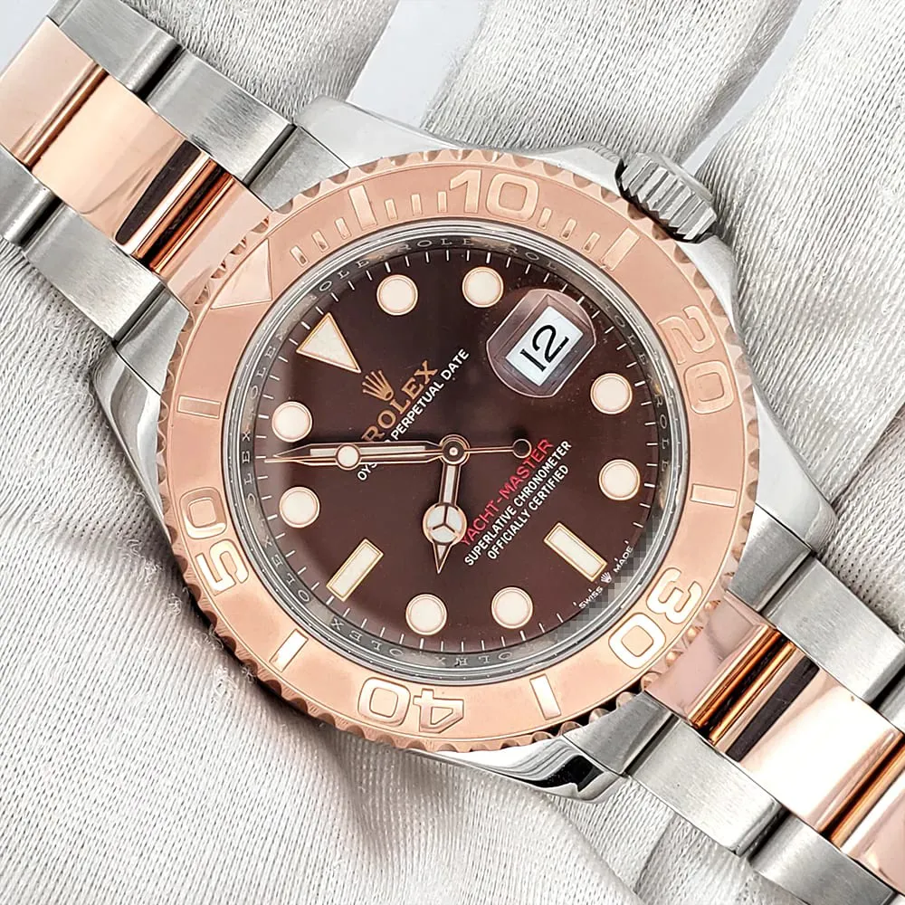 Rolex Yacht-Master 126621-0001 40mm Oystersteel and Everose gold Brown