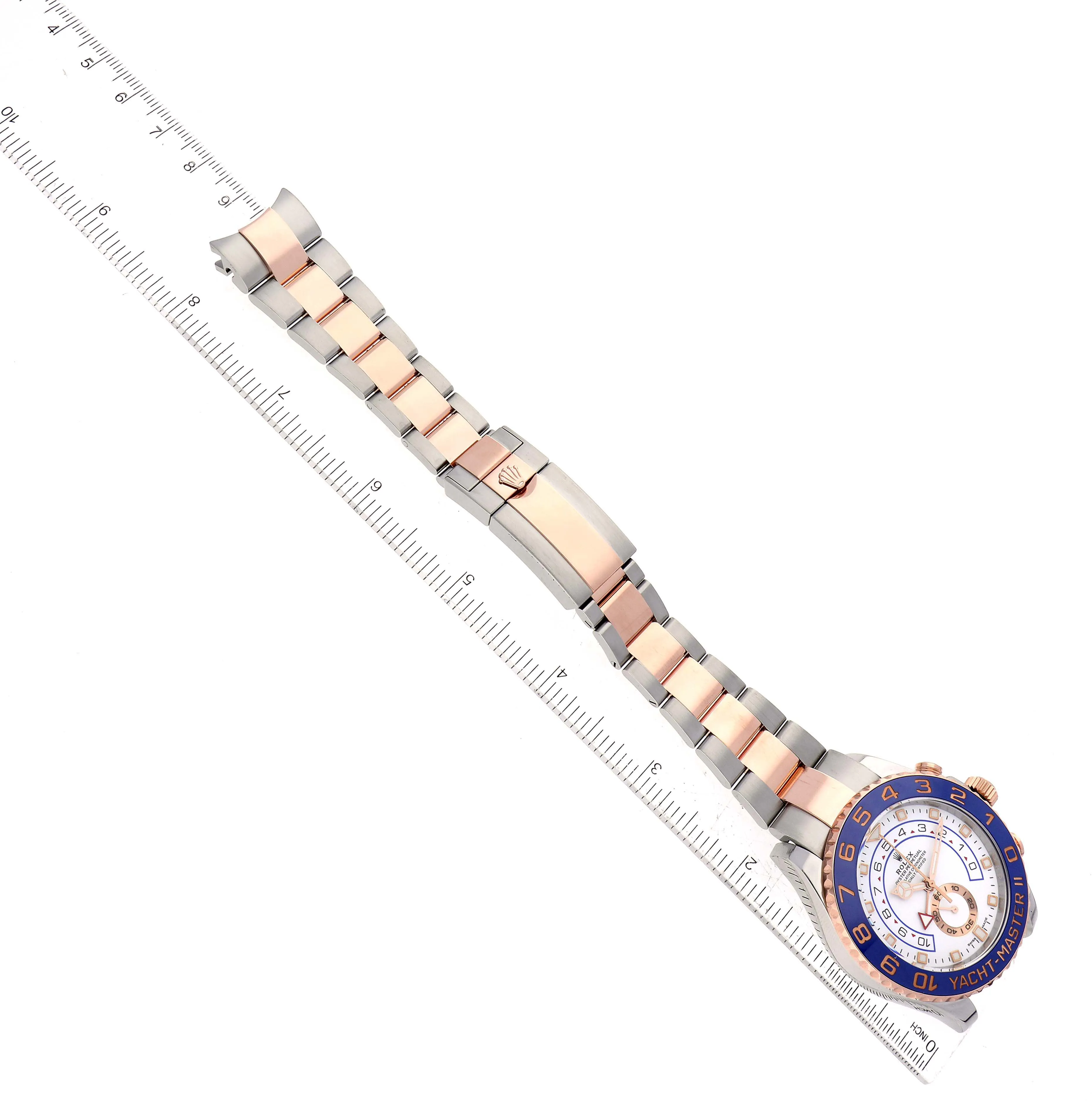 Rolex Yacht-Master II 116681 44mm Rose gold and Stainless steel and 18k rose gold White 9