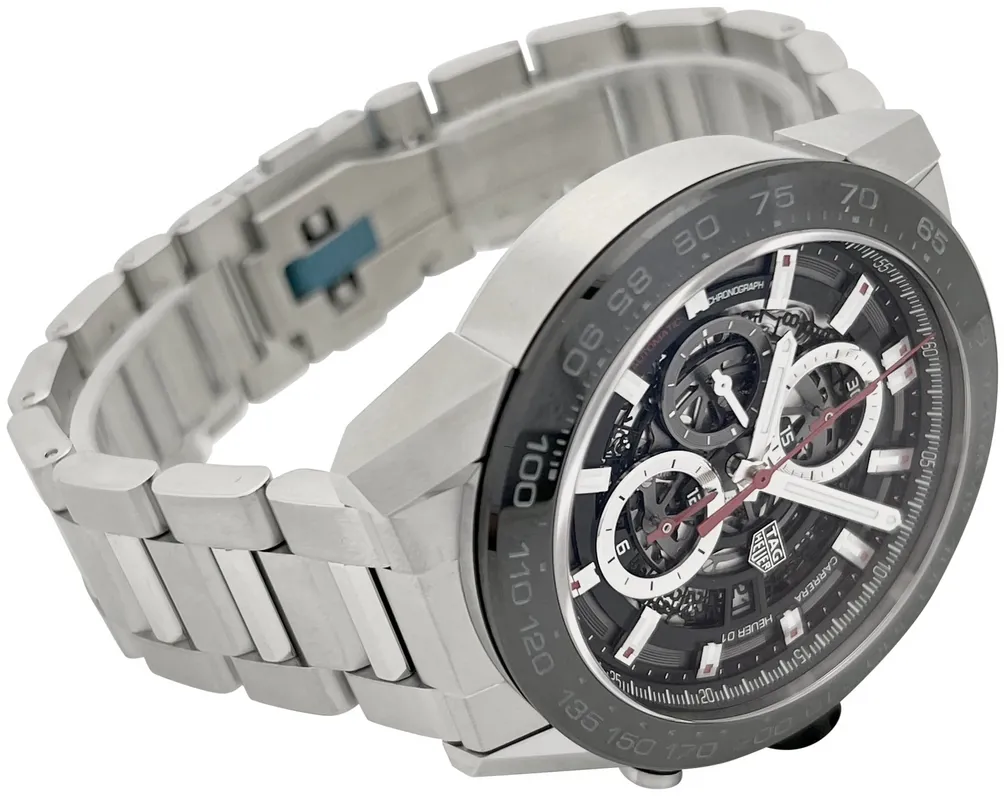 TAG Heuer Carrera CAR2A1W.BA0703 45mm Stainless steel Skeleton 5