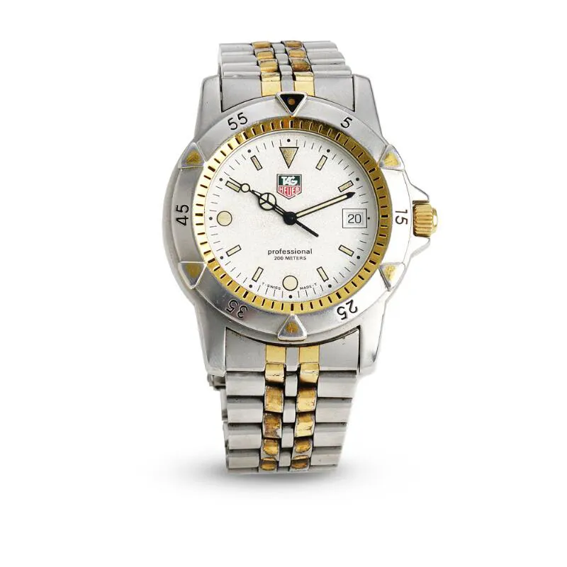 TAG Heuer Professional 955.706G 39mm Stainless steel and Gold-plated