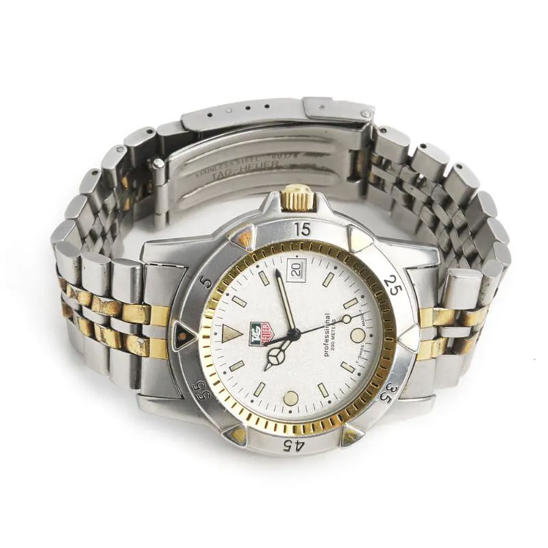 TAG Heuer Professional 955.706G 39mm Stainless steel and Gold-plated 2