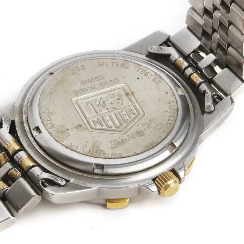 TAG Heuer Professional 955.706G 39mm Stainless steel and Gold-plated 4