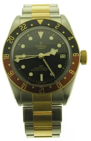 Tudor Black Bay GMT 79833MN-0001 41mm Yellow gold and Stainless steel Black