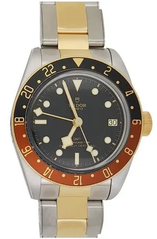 Tudor Black Bay M79833MN-0001 41mm Yellow gold and Stainless steel Black