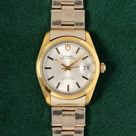 Tudor Prince 9050 34mm Yellow gold Purple