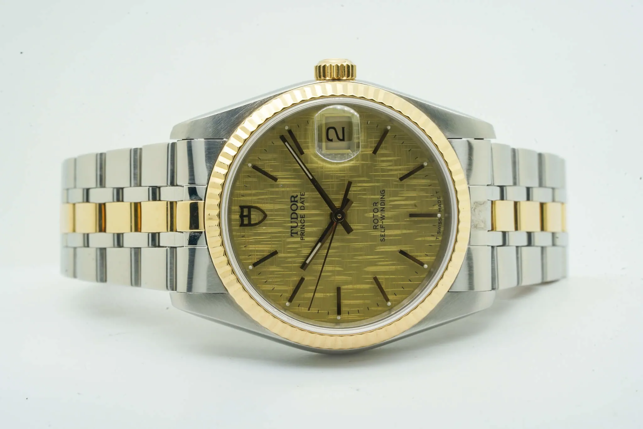 Tudor Prince Date 74033 34mm Yellow gold and Stainless steel 2