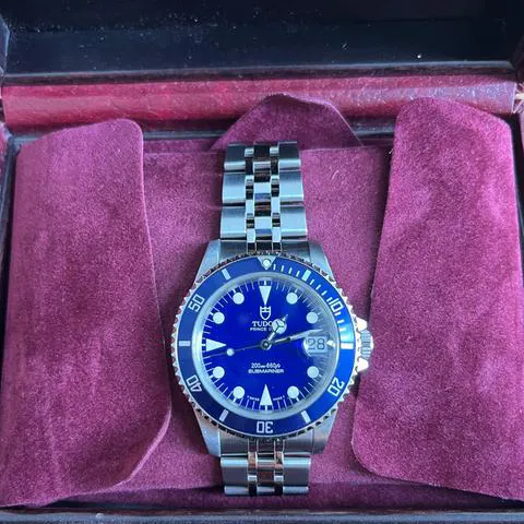 Tudor Submariner 75190 36mm Stainless steel Blue