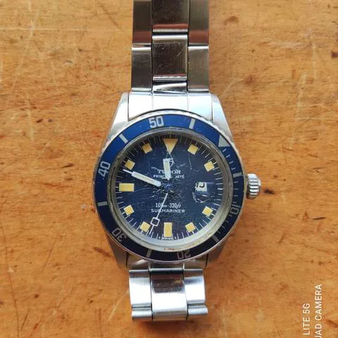 Tudor Submariner 90910 31mm Stainless steel Blue