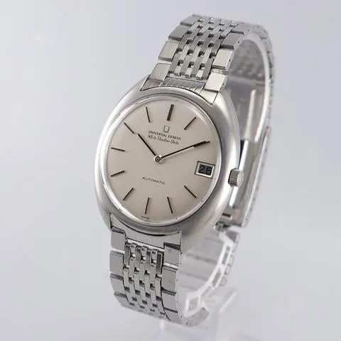 Universal Genève 867102 35mm Stainless steel White