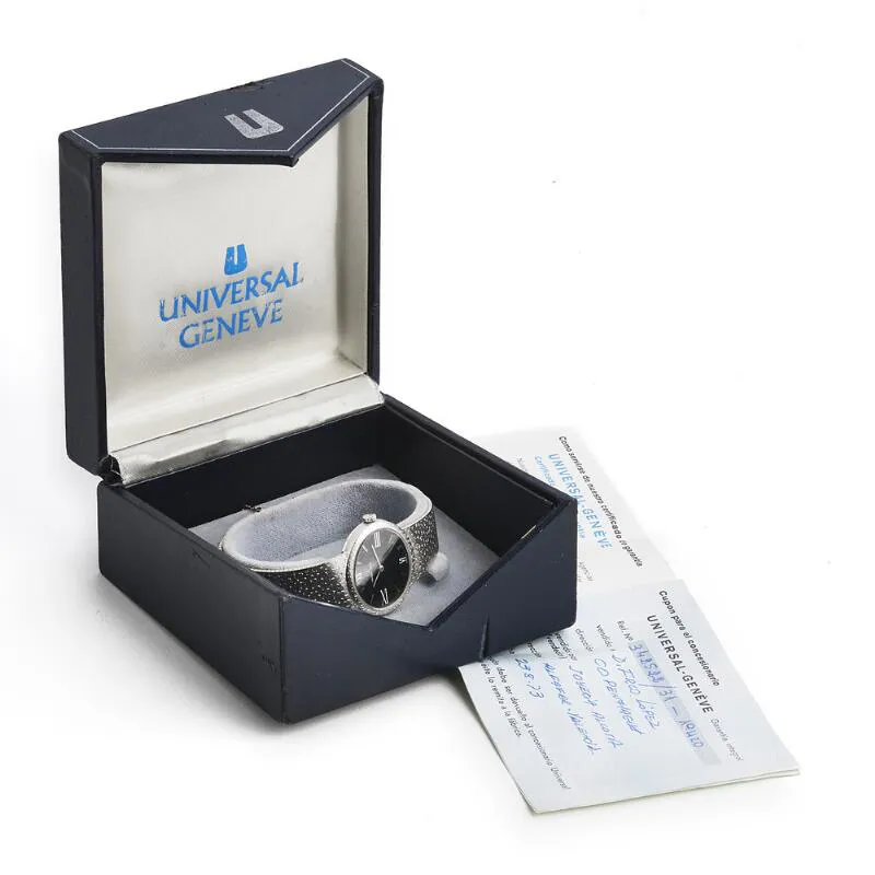 Universal Genève 27mm 18k white gold 4