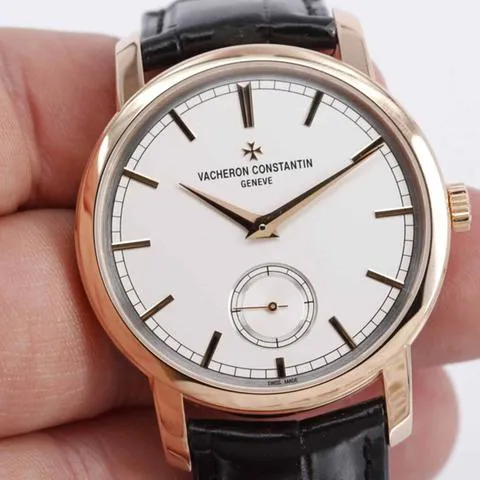 Vacheron Constantin Traditionnelle 82172/000R-9382 38mm Rose gold Silver