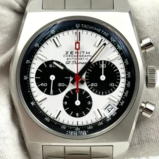 Zenith El Primero Chronomaster 03.A384.400/21.M384 Stainless steel White