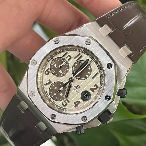 Audemars Piguet Royal Oak Offshore 26470ST.OO.A801CR.01 42mm Stainless steel Beige 1