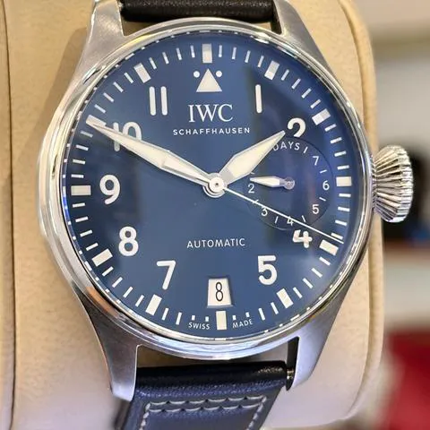 IWC Big Pilot IW500916 46mm Stainless steel Blue