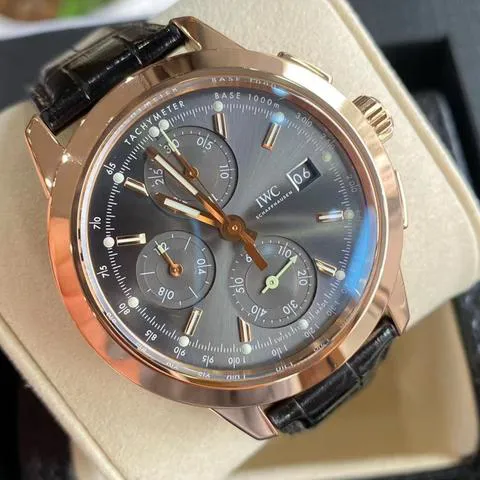 IWC Ingenieur Chronograph IW380803 42.5mm Rose gold Gray