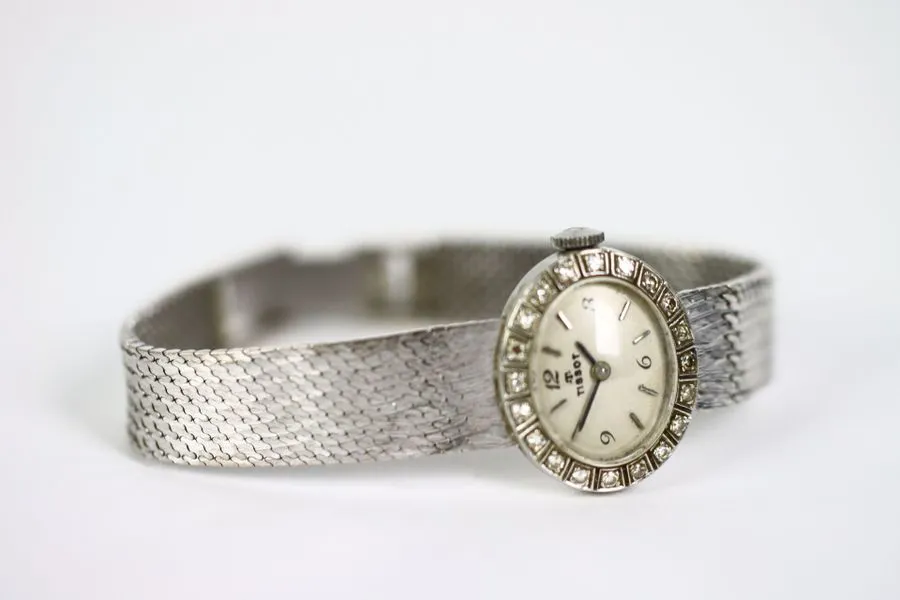 Tissot 18k white gold Silver 2