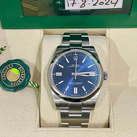 Rolex Oyster Perpetual 41 124300 41mm Stainless steel Blue