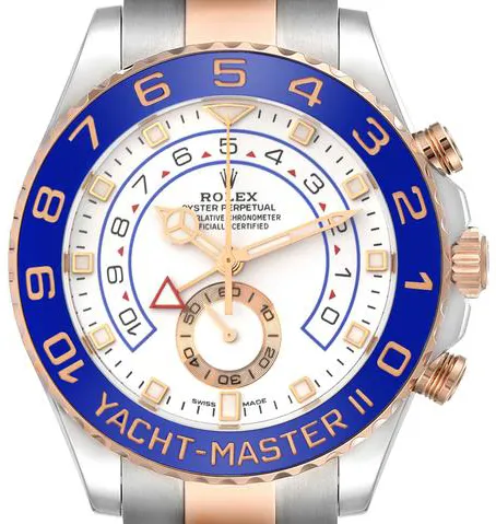 Rolex Yacht-Master II 116681 44mm Yellow gold and Stainless steel White