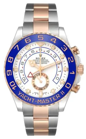 Rolex Yacht-Master II 116681 44mm Yellow gold and Stainless steel White 2