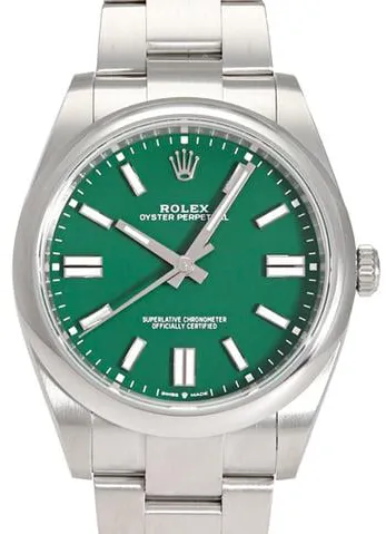 Rolex Oyster Perpetual 41 124300 41mm Stainless steel Green