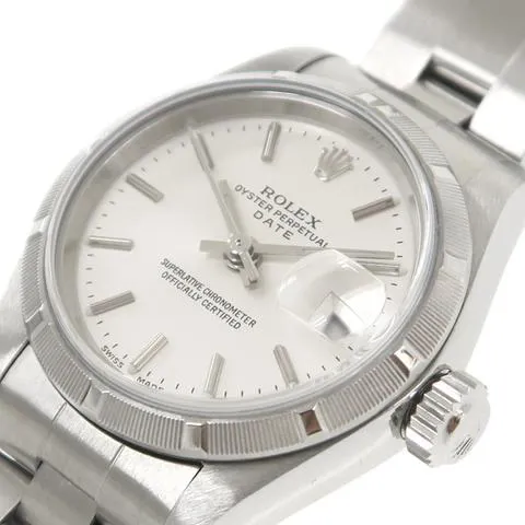 Rolex Oyster Perpetual Date 79190 26mm Stainless steel Silver 6