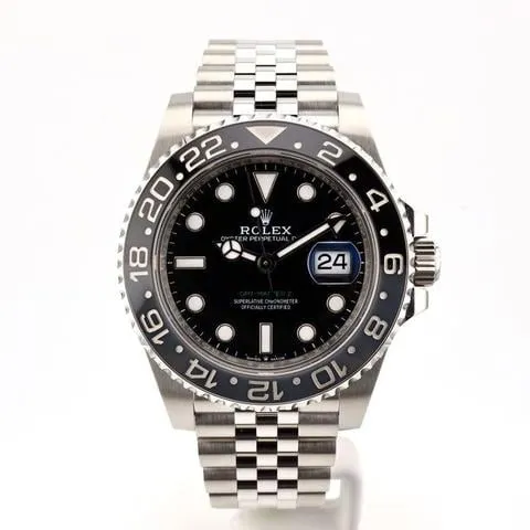 Rolex GMT-Master II 126710GRNR 40mm Stainless steel Black