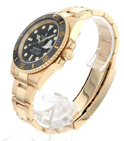 Rolex Submariner 116618LN 40mm Yellow gold Black 1