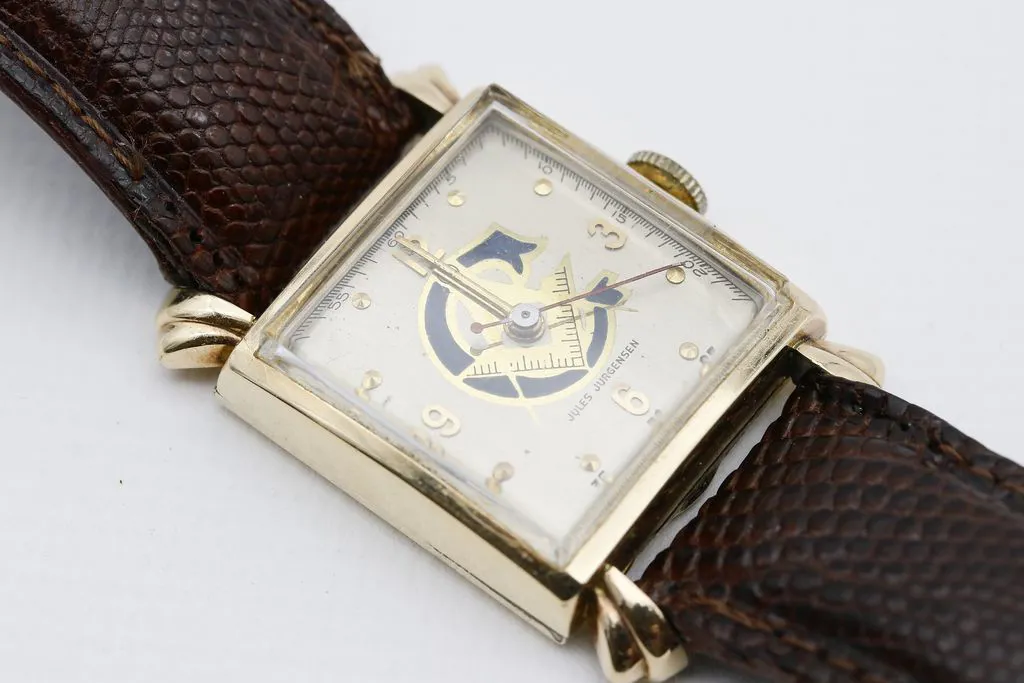 Jules Jürgensen 37mm 10k gold-filled Silver