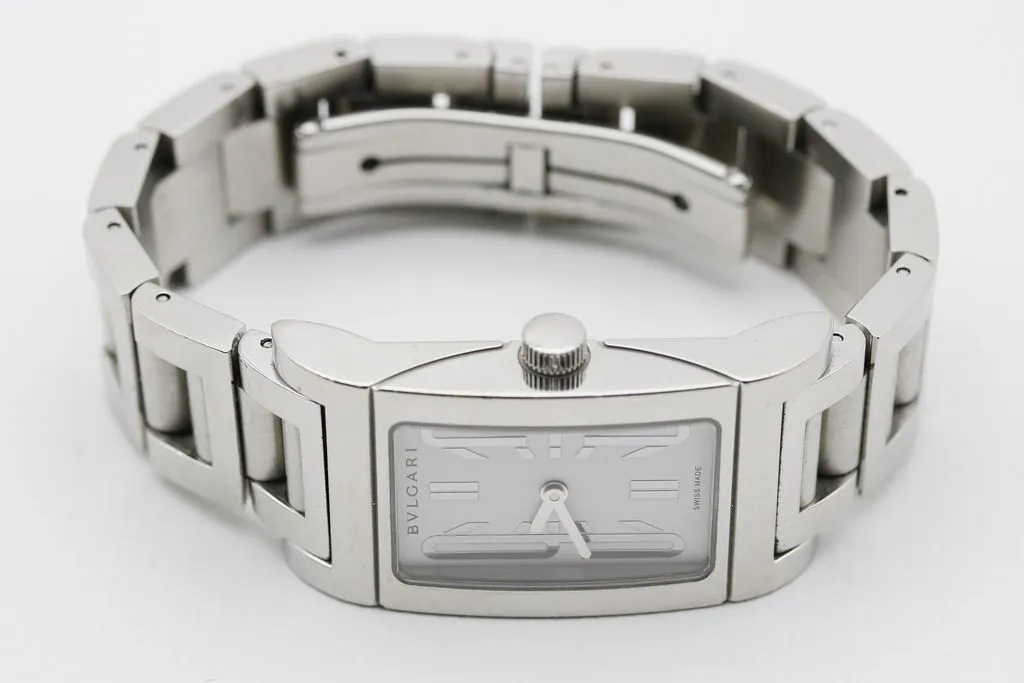 Bulgari Rettangolo Stainless steel White