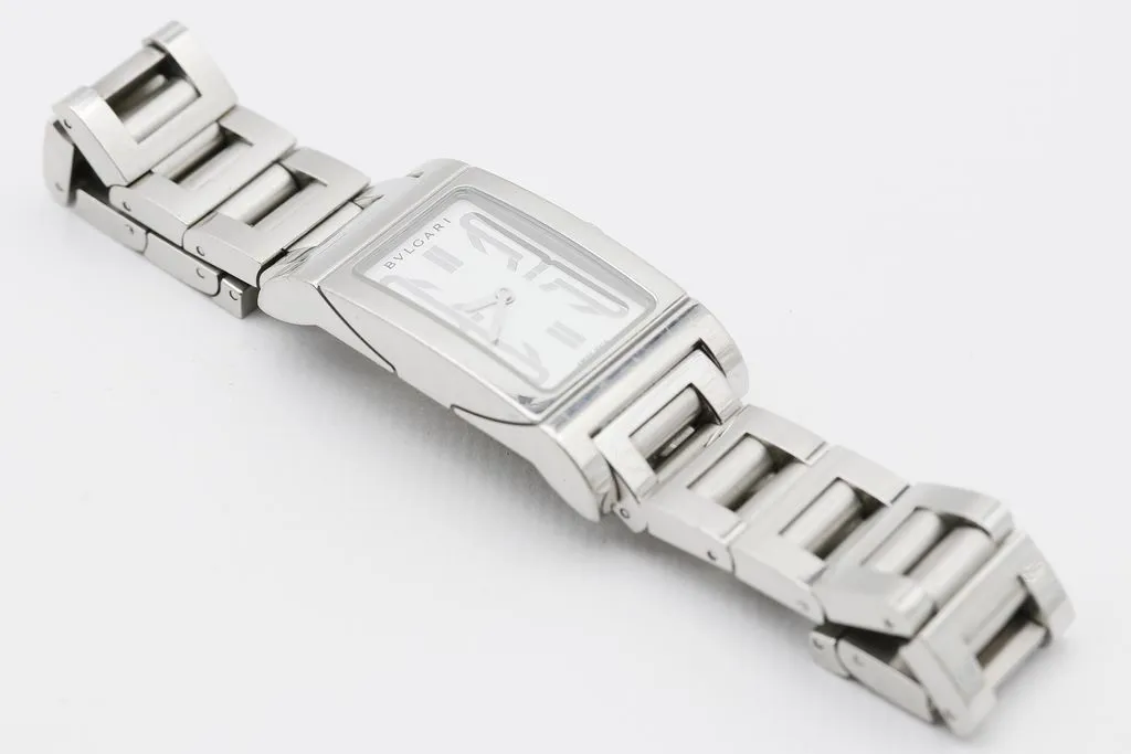 Bulgari Rettangolo Stainless steel White 1