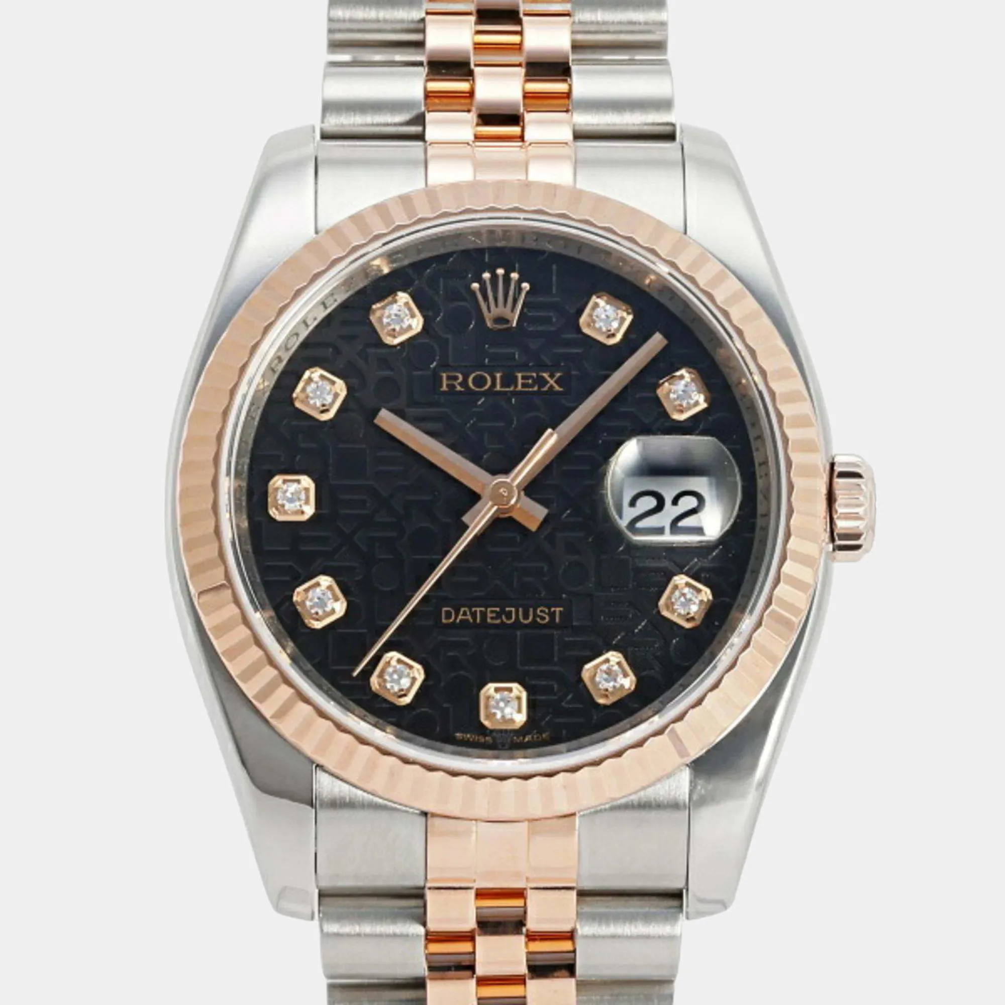 Rolex Datejust 36 116231G 40mm Rose gold and Stainless steel and 18k rose gold