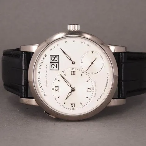 A. Lange & Söhne Lange 1 191.039 38.5mm White gold Silver