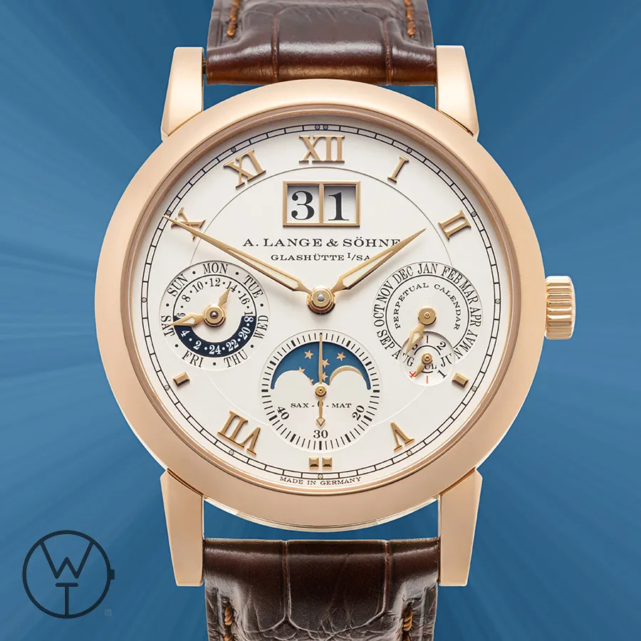 A. Lange & Söhne Langematik 310.032 38.5mm Rose gold Silver