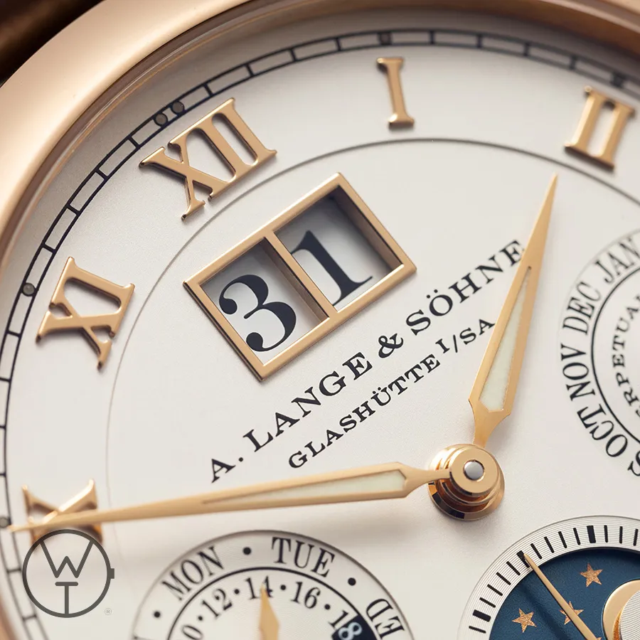 A. Lange & Söhne Langematik 310.032 38.5mm Rose gold Silver 2