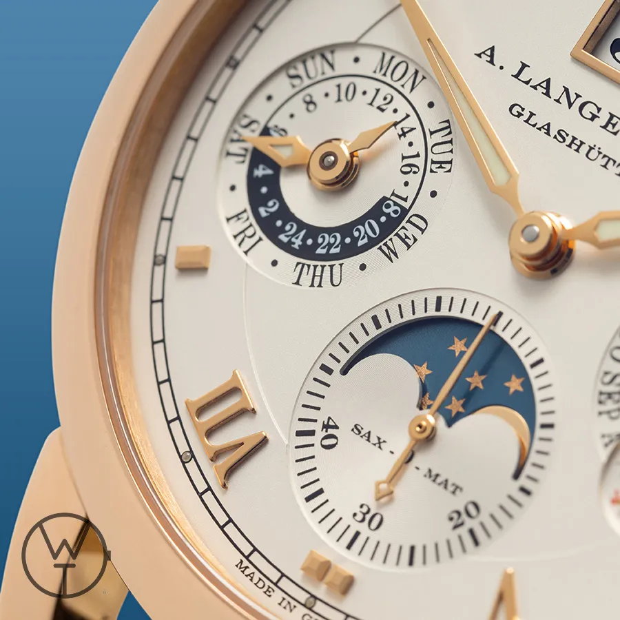 A. Lange & Söhne Langematik 310.032 38.5mm Rose gold Silver 3