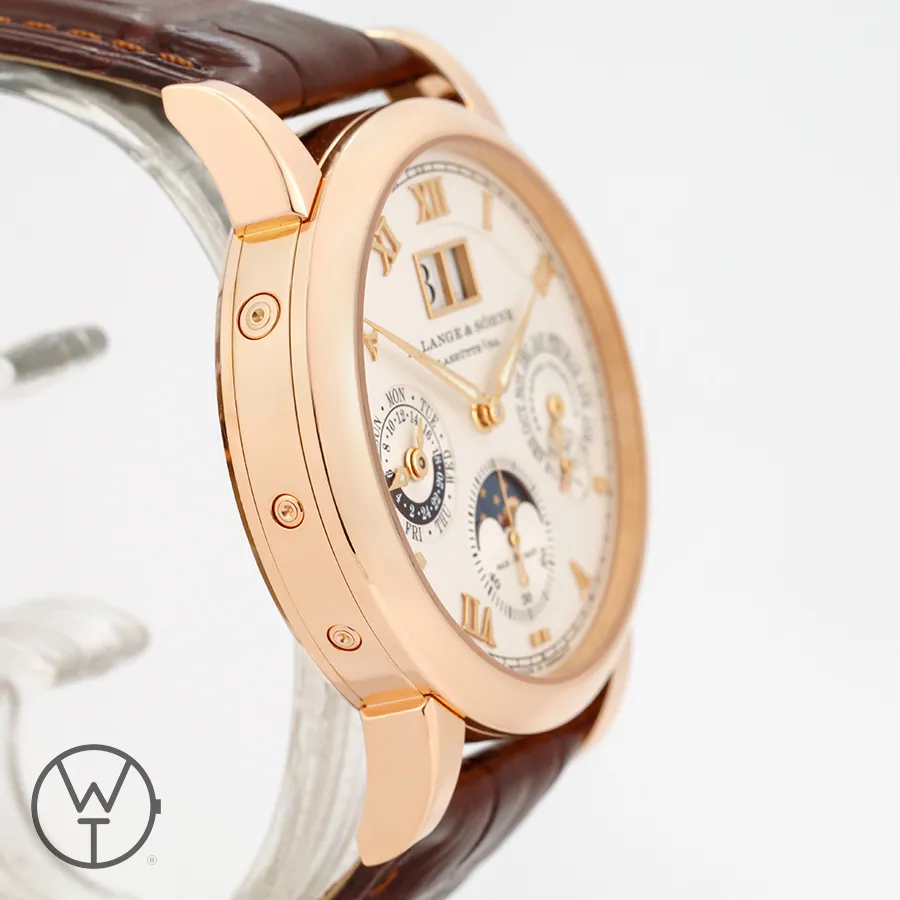 A. Lange & Söhne Langematik 310.032 38.5mm Rose gold Silver 6