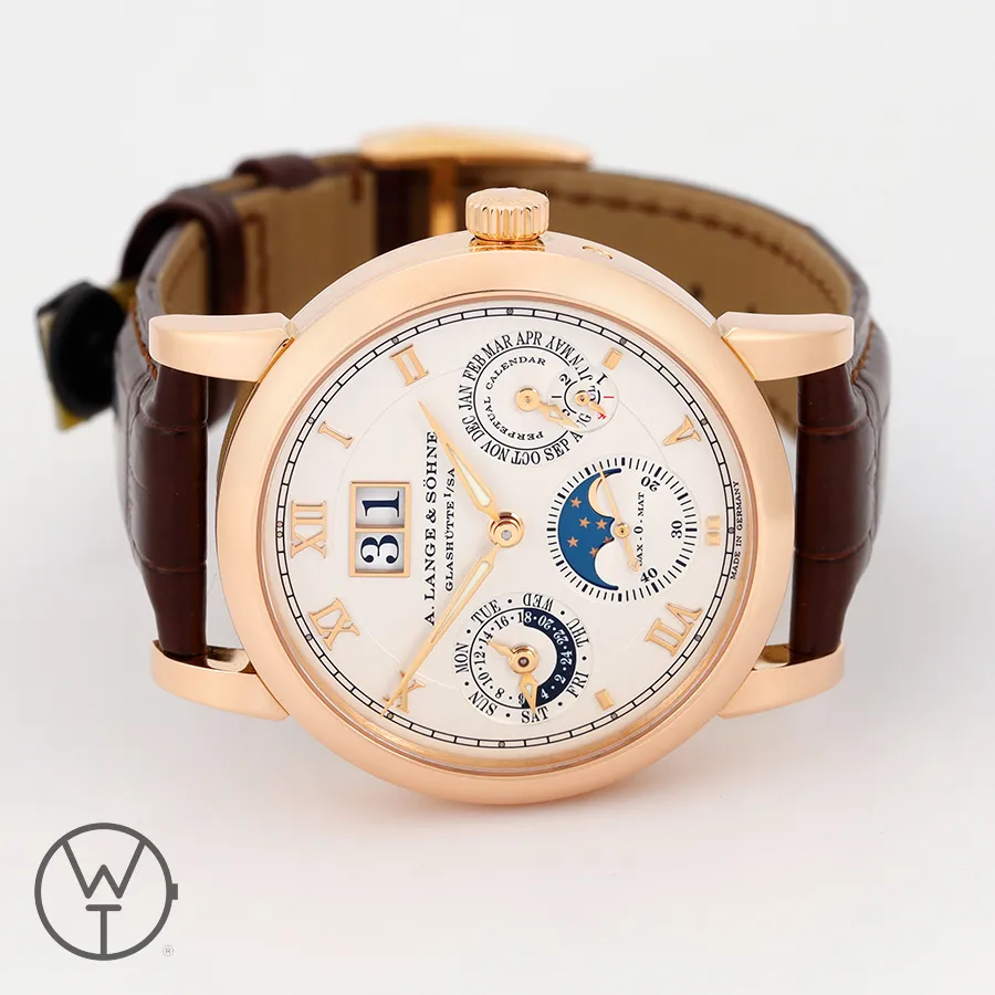 A. Lange & Söhne Langematik 310.032 38.5mm Rose gold Silver 7