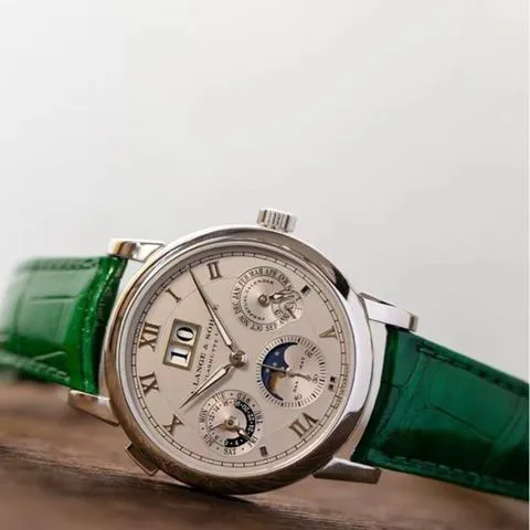 A. Lange & Söhne Langematik Perpetual 310.025 38.5mm Platinum Silver 2