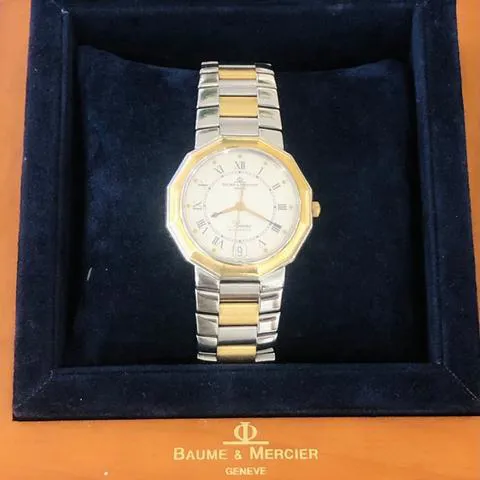 Baume & Mercier Riviera 5131.3 34mm Yellow gold and Stainless steel Silver