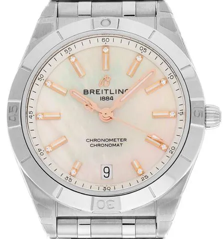 Breitling Chronomat A10380101A4A1 36mm Stainless steel Mother-of-pearl