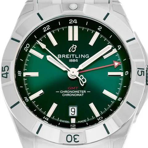 Breitling Chronomat A32398101L1A1 40mm Stainless steel Green