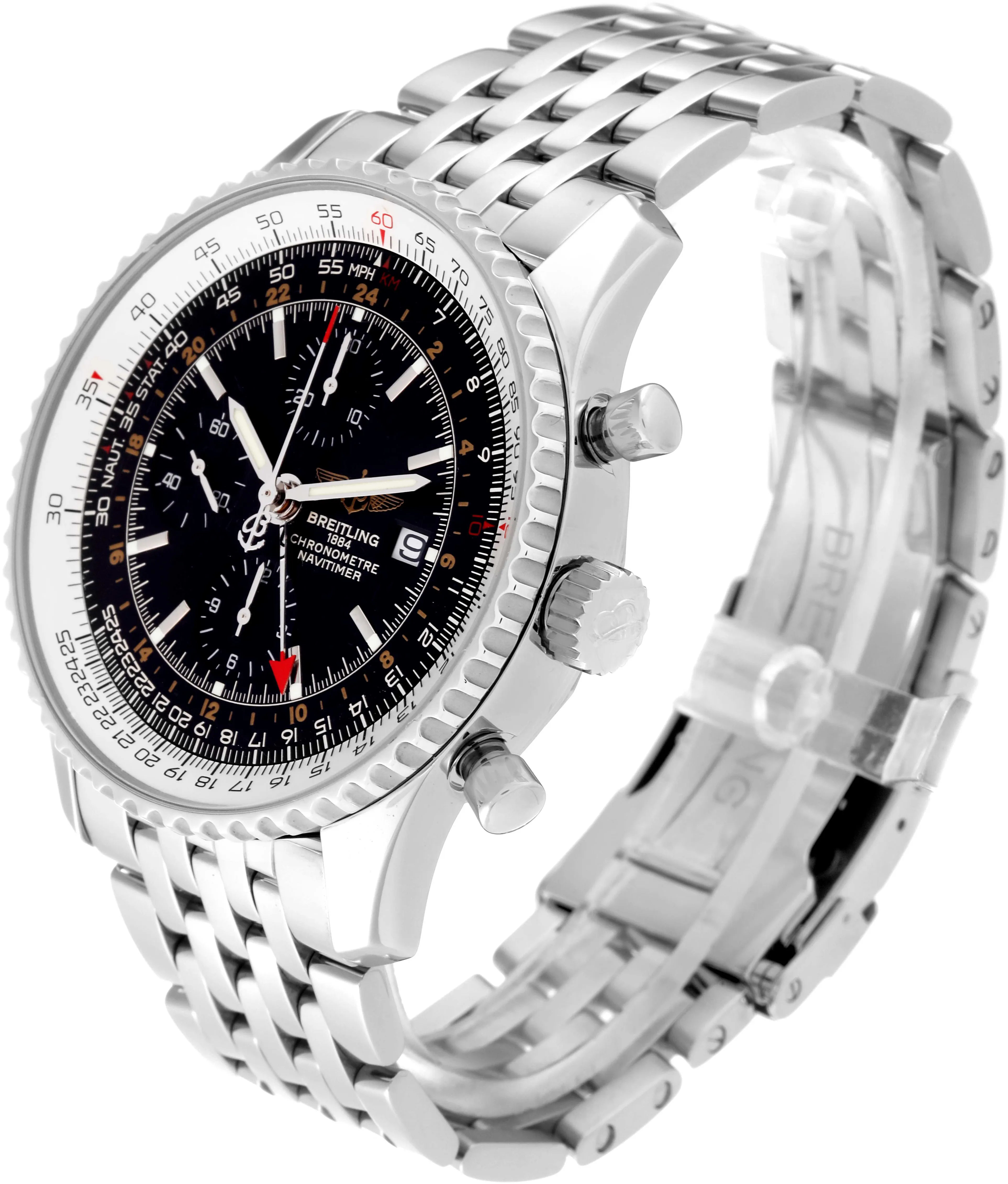 Breitling Navitimer A24322 46mm Stainless steel Black 2