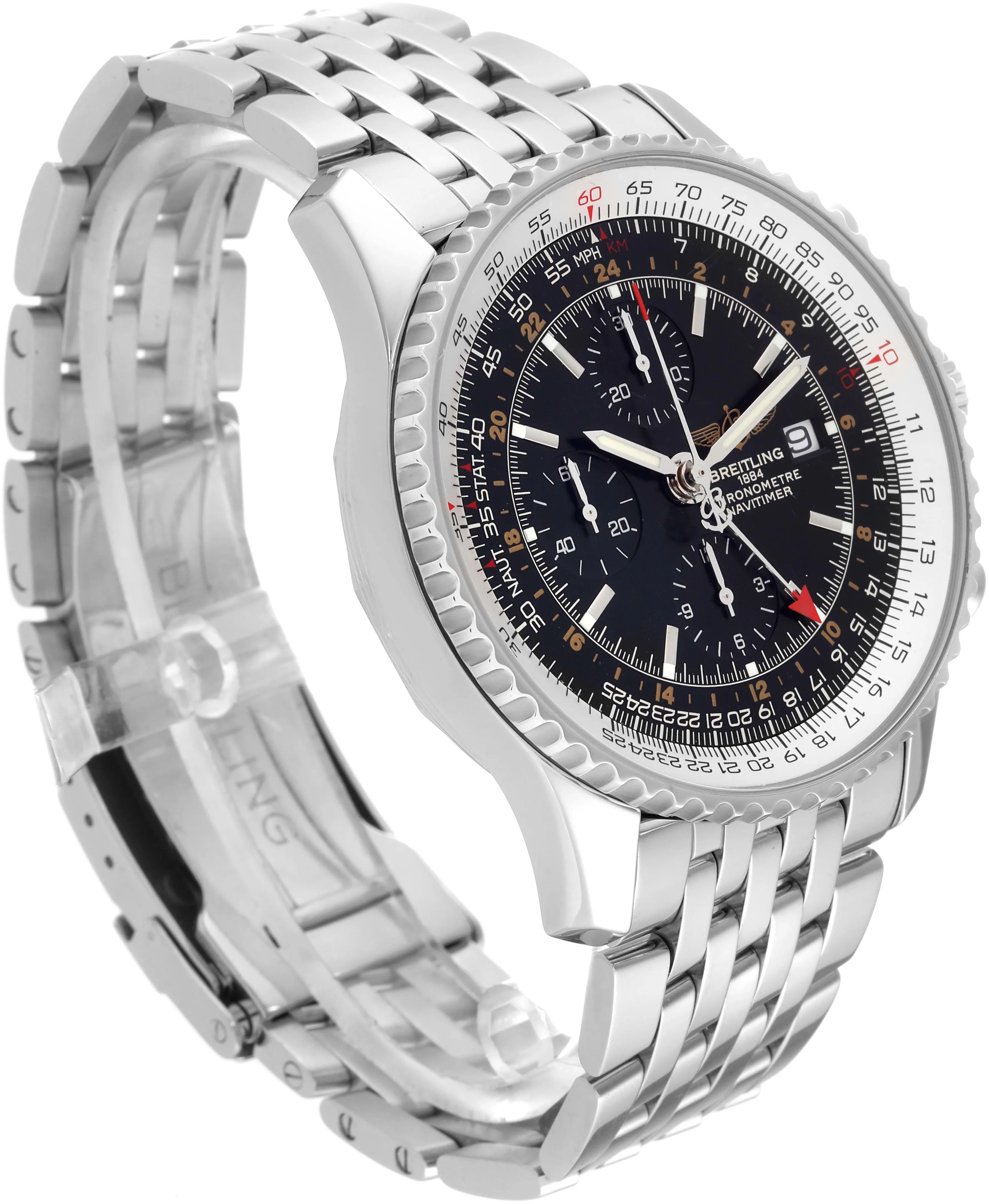 Breitling Navitimer A24322 46mm Stainless steel Black 3